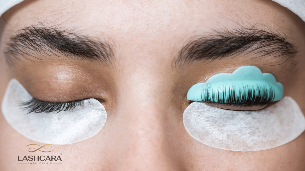 How Natural Lashes Are Positioned During a Lash Lift