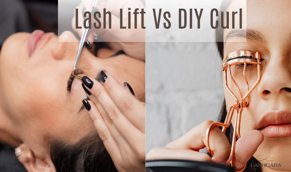 Lash Lift Vs DIY lash curl