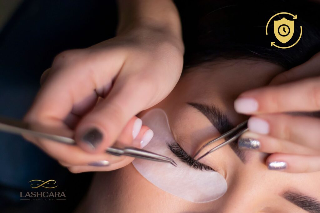 Lash extension and Lash lift semi permanent by lashcara india