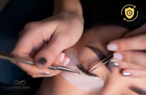 Lash extension and Lash lift semi permanent by lashcara india